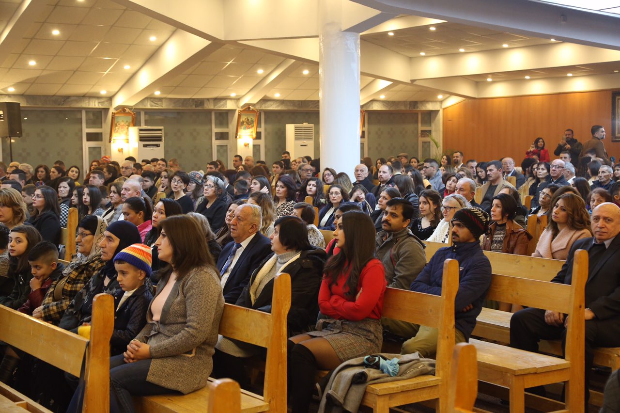 له‌ كڵێسه‌يه‌كى سلێمانى يادى له‌دايكبوونى په‌يامبه‌رى كريستيانه‌كان كرايه‌وه‌